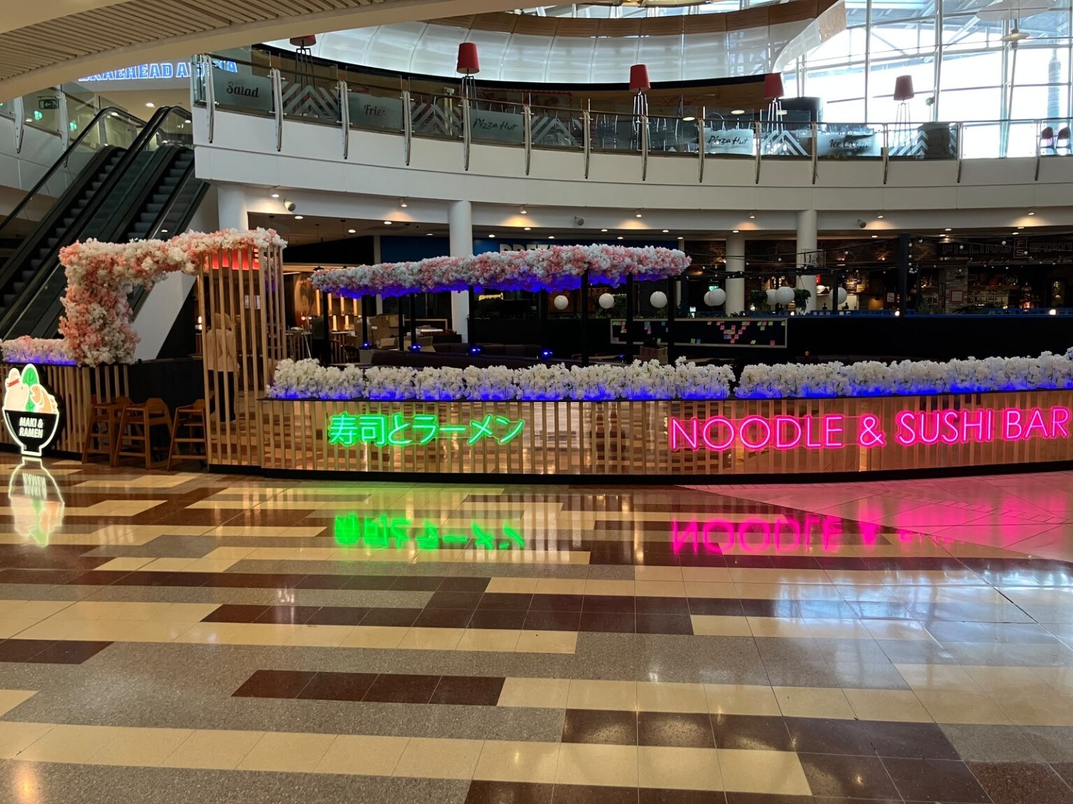 Maki and Ramen frontage at Braehead Shopping Centre